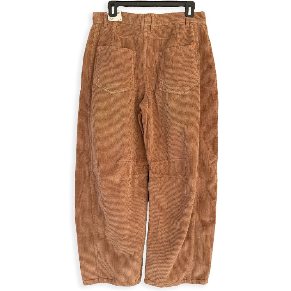We The Free by Free People Good Luck Mid Rise Corduroy Barrel Jeans, NWOT - Picture 10 of 16